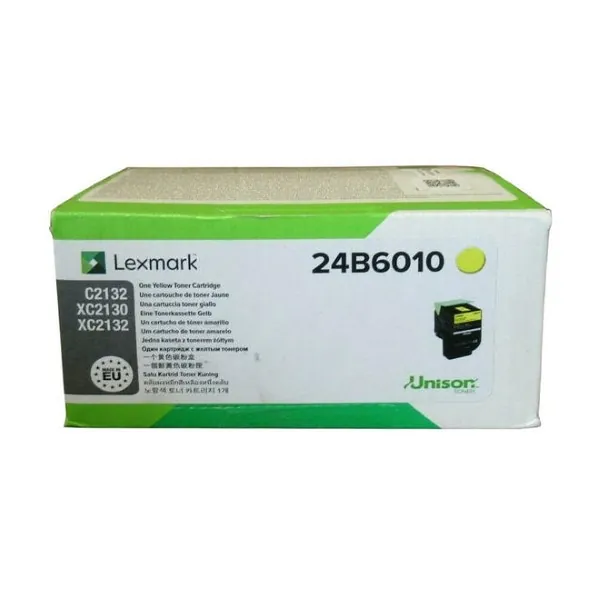 original lexmark oem 24b6010 yellow extra high yield toner