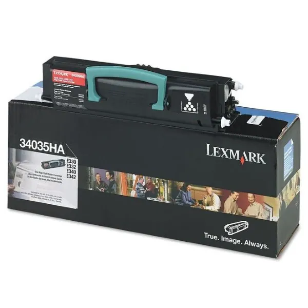 original lexmark oem 34035ha 12a8305 12a8400 black high yield toner