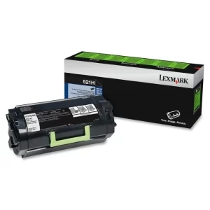original lexmark oem 521h 52d1h00 black high yield toner