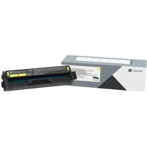 original lexmark oem c330h40 yellow high yield toner