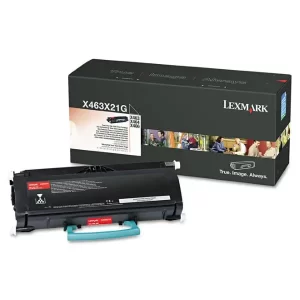 original lexmark oem x463x21g black extra high yield toner