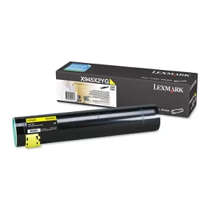 original lexmark oem x945x2yg yellow high yield toner