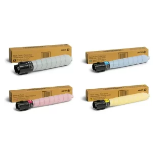 original xerox oem 006r01746 006r01747 006r01748 006r01749 black cyan magenta yellow toner combo