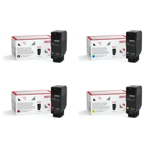 original xerox oem 006r04636 006r04637 006r04638 006r04639 black cyan magenta yellow high yield toner combo