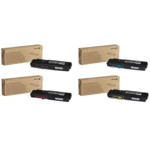 original xerox oem 106r02744 106r02745 106r02746 106r02747 black cyan magenta yellow high yield toner combo