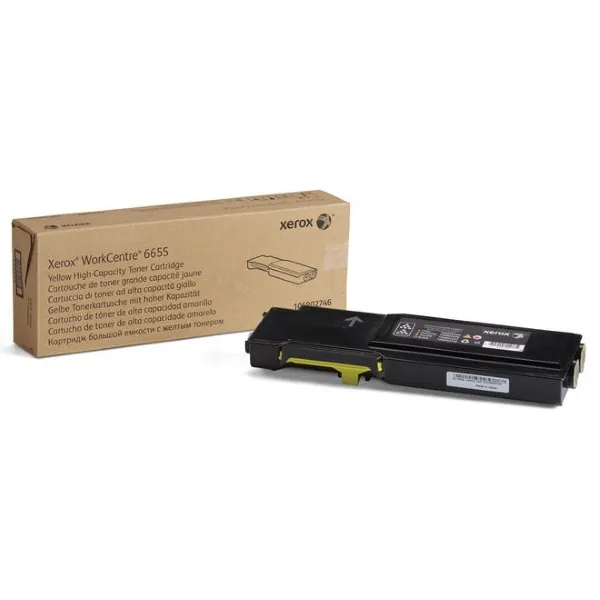 original xerox oem 106r02746 yellow high yield toner