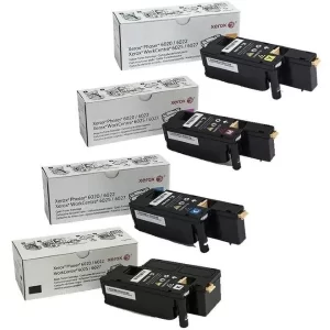 original xerox oem 106r02756 106r02757 106r02758 106r02759 black cyan magenta yellow toner combo