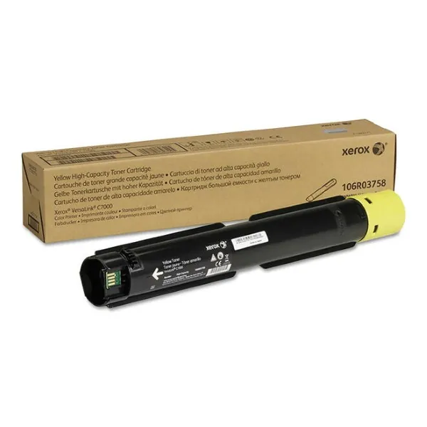 original xerox oem 106r03758 yellow high yield toner