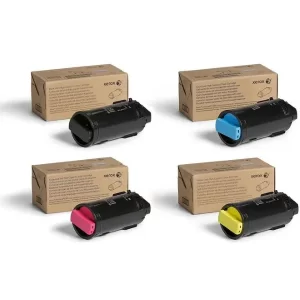 original xerox oem 106r03931 106r03928 106r03929 106r03930 black cyan magenta yellow extra high yield toner combo