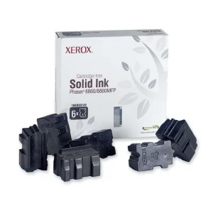 original xerox oem 108r00749 black solid ink sticks 6 pack