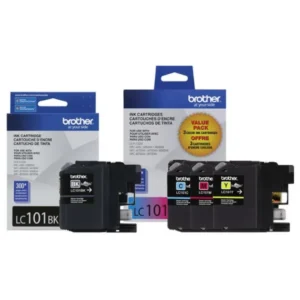 Original Brother LC101 BK/C/M/Y Ink Combo