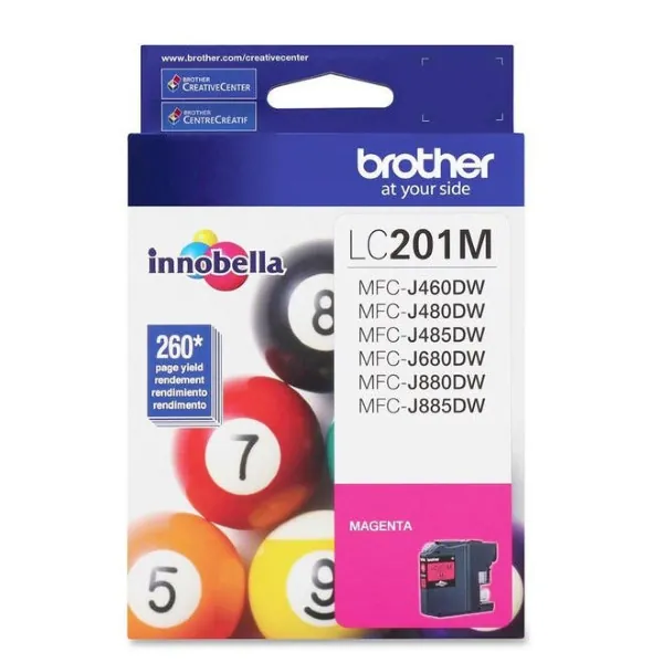 Original Brother LC201M Magenta Ink