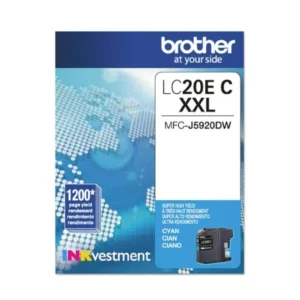 Original Brother LC20ECS Cyan Extra High Yield Ink