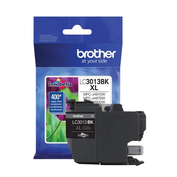 Original Brother LC3013BK Black High Yield Ink