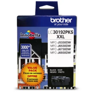Original Brother LC30192PKS Black Extra High Yield Ink