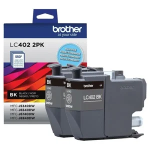 Original Brother LC4022PKS Black Ink 2 Packs