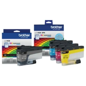 Original Brother LC406 BK/C/M/Y Ink Combo
