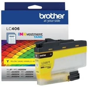 Original Brother LC406YS Yellow Ink