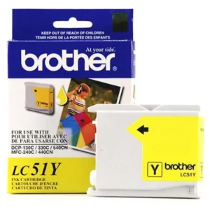 Original Brother LC51Y Yellow Ink