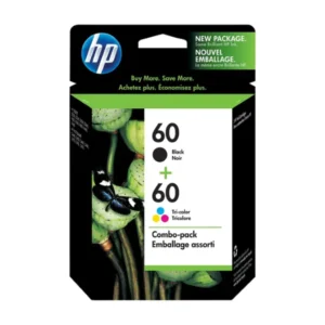 Original HP 60 / CD947FC / N9H63FN / D8J23FN Black & Tri-Color Ink Combo