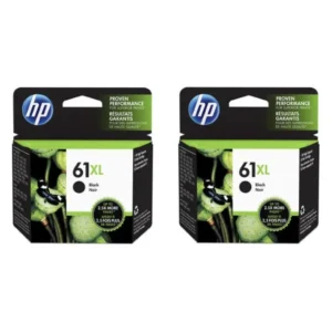 Original HP 61XL / CH563WN Black High Yield Ink 2 Packs