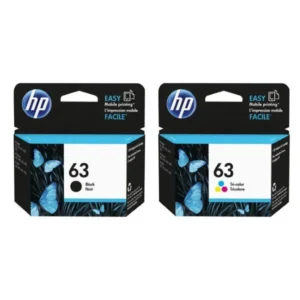 Original HP 63 / F6U62AN / F6U61AN Black & Tri-Color Ink Combo