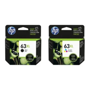 Original HP 63XL / F6U64AN / F6U63AN Black & Tri-Color High Yield Ink Combo