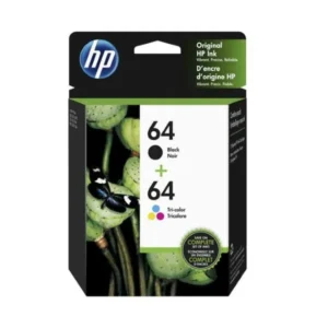 Original HP 64 / X4D92AN Black & Tri-Color Ink Combo