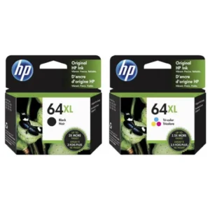 Original HP 64XL / N9J92AN / N9J91AN Black & Tri-Color High Yield Ink