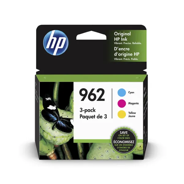 Original HP 962 / 3YP00AN-140 C/M/Y Ink Combo
