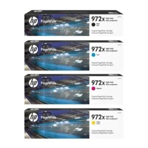 Original HP 972X BK/C/M/Y High Yield PageWide Ink Combo