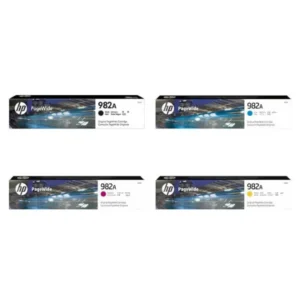 Original HP 982A / T0B23A / T0B24A / T0B25A / T0B26A BK/C/M/Y PageWide Ink Combo