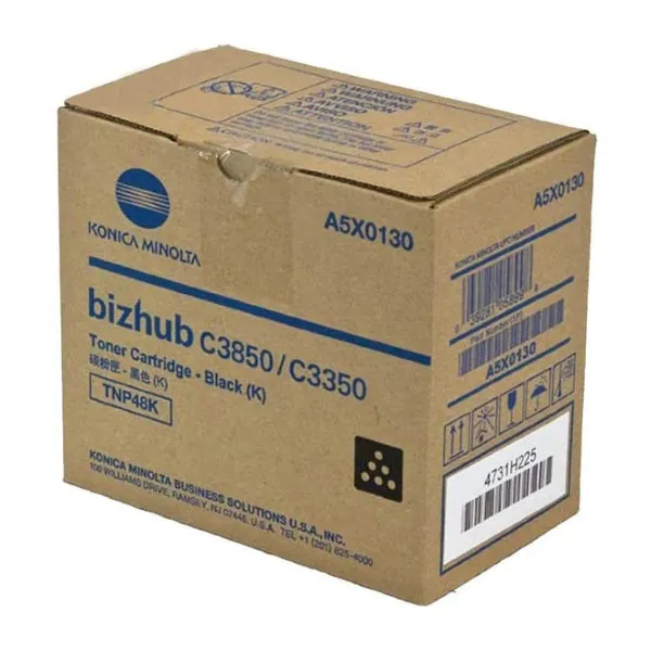 Original Konica Minolta TNP-48K / A5X0130 Black Toner