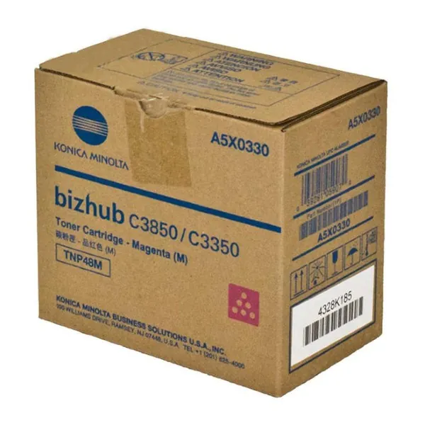 Original Konica Minolta TNP-48M / A5X0330 Magenta Toner