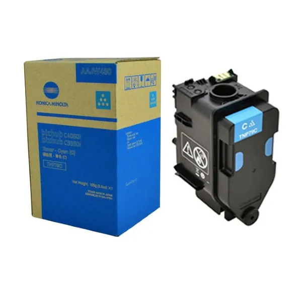 Original Konica Minolta TNP79C / AAJW430 Cyan Toner