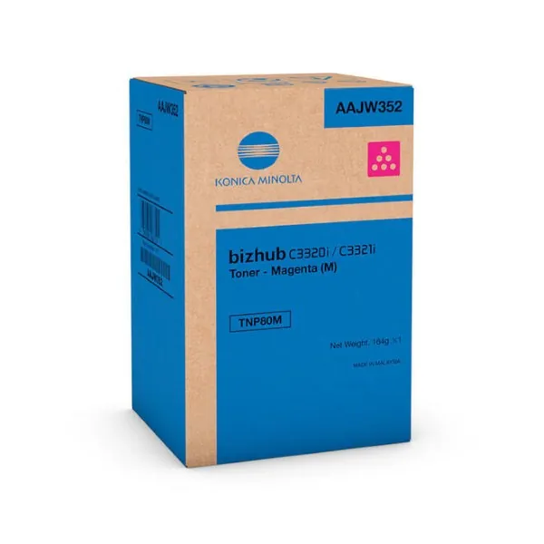 Original Konica Minolta TNP80M / AAJW332 Magenta Toner