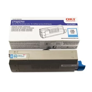 Original Okidata C711 / 44318603 Cyan Toner