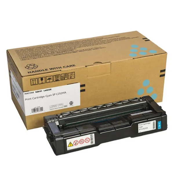 Original Ricoh 407654 Cyan Toner