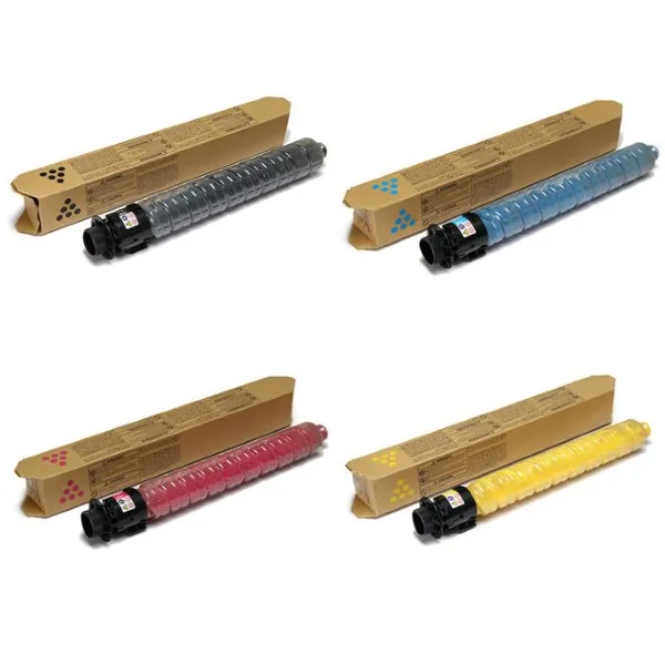 Original Ricoh 841918 / 841919 / 841920 / 841921 BK/C/M/Y High Yield Toner Combo