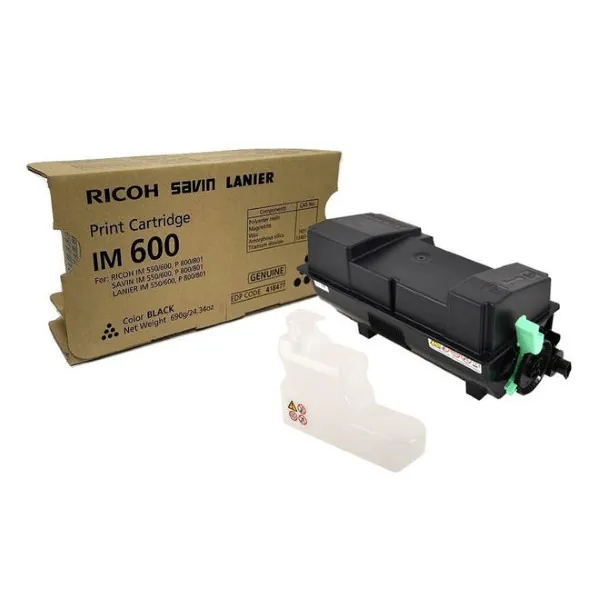 Original Ricoh IM 600 / 418477 Black Toner w/Waste Toner Box