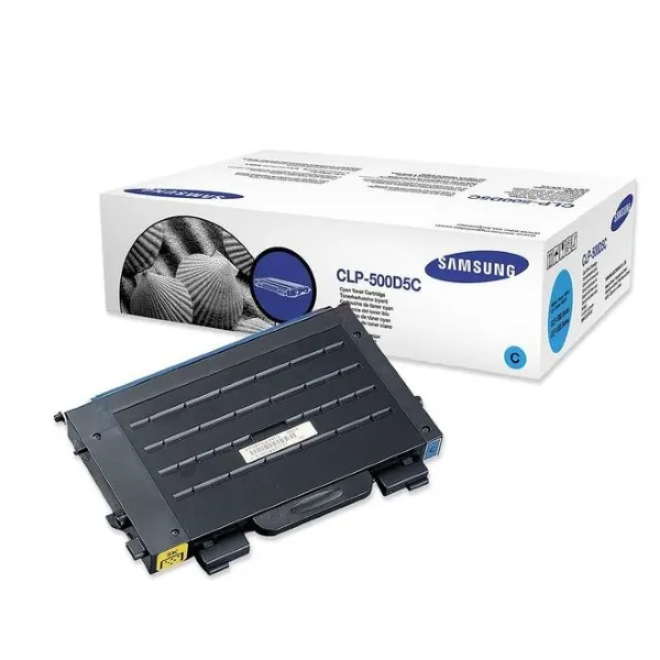 Original Samsung CLP-500D5C Cyan Toner