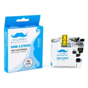 Moustache Compatible Brother LC103C Cyan High Yield Ink Cartridge