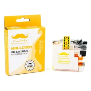 Moustache Compatible Brother LC103Y Yellow High Yield Ink Cartridge
