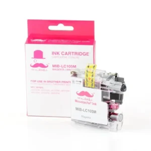 Moustache Compatible Brother LC105M Magenta High Yield Ink Cartridge