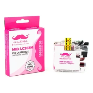 Moustache Compatible Brother LC203M Magenta High Yield Ink Cartridge