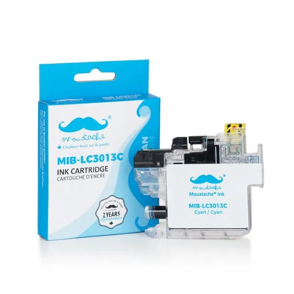 Moustache Compatible Brother LC3013C Cyan High Yield Ink Cartridge