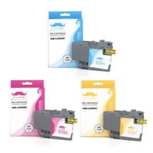 Moustache Compatible Brother LC3033 C/M/Y Extra High Yield Ink Cartridge Combo