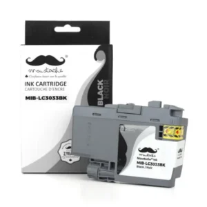 Moustache Compatible Brother LC3033BK Black Extra High Yield Ink Cartridge