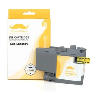 Moustache Compatible Brother LC3033Y Yellow Extra High Yield Ink Cartridge