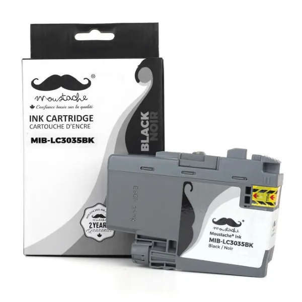 Moustache Compatible Brother LC3035BK Black Ultra High Yield Ink Cartridge